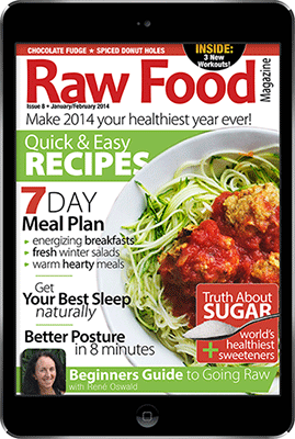 easy raw food recipes magazine