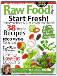 raw food magazine and easy raw food recipes