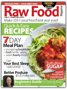 raw food magazine - raw food recipes and meal plan
